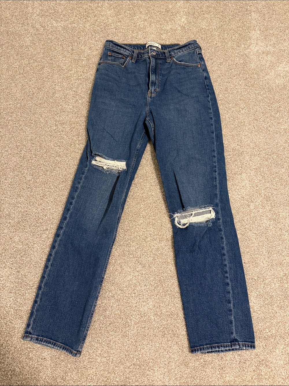 Abercrombie Ankle Straight Ultra High Rise - Size 8XL